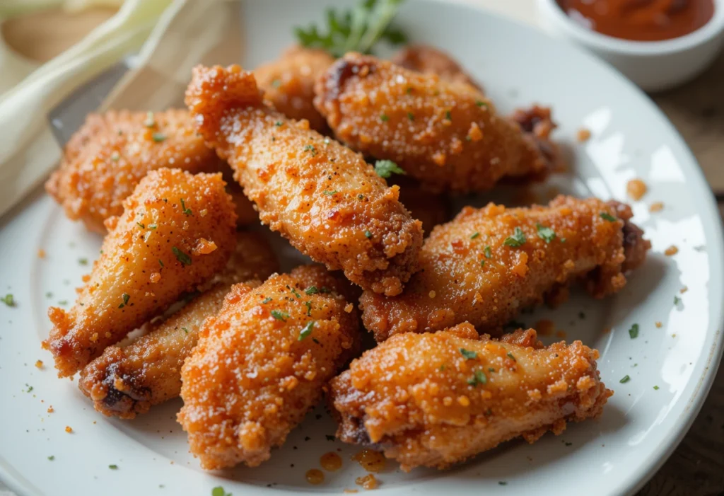 Crispiest Boneless Chicken Wings