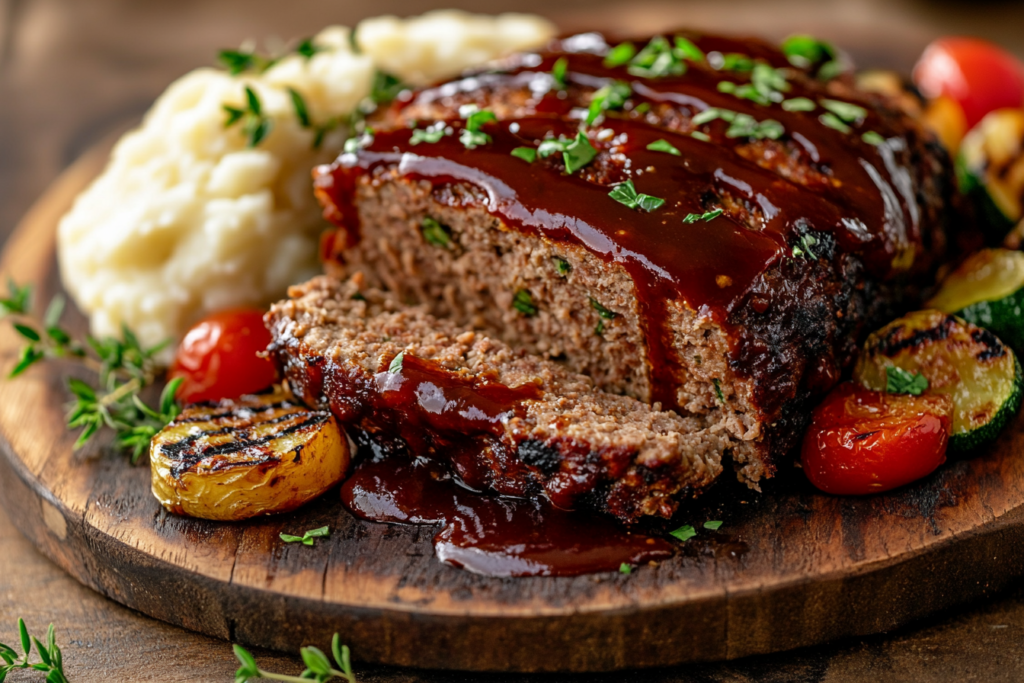 BBQ meatloaf