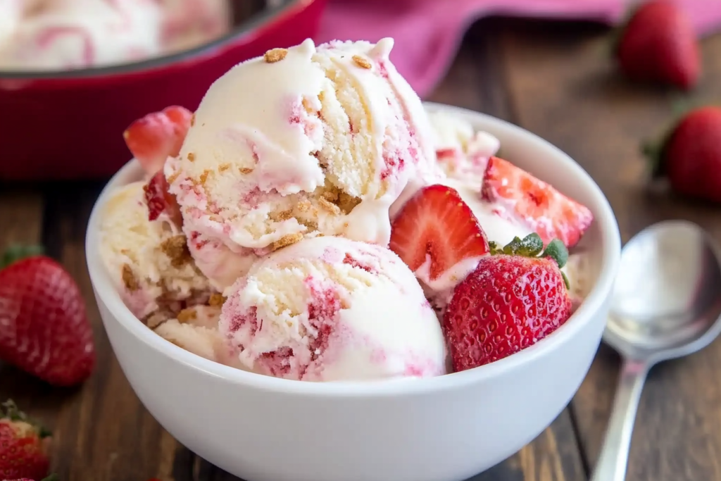 Strawberry Cheesecake Ice Cream