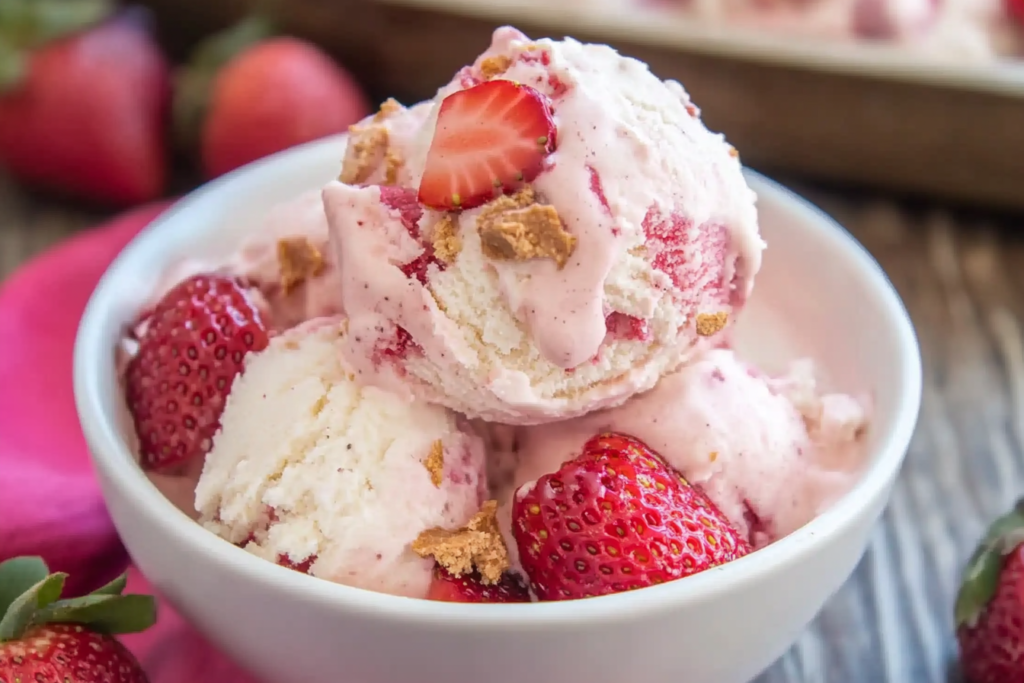 Strawberry Cheesecake Ice Cream