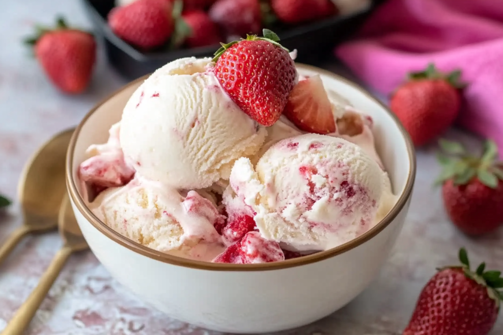 Strawberry Cheesecake Ice Cream