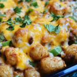 Taco Tater Tot Casserole