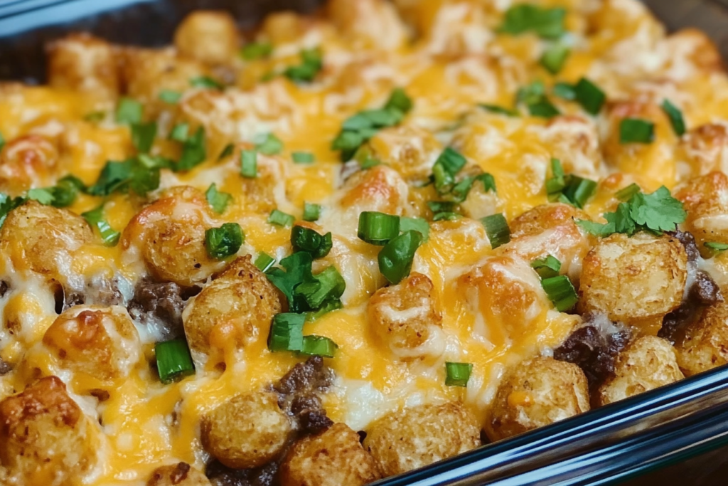 Taco Tater Tot Casserole