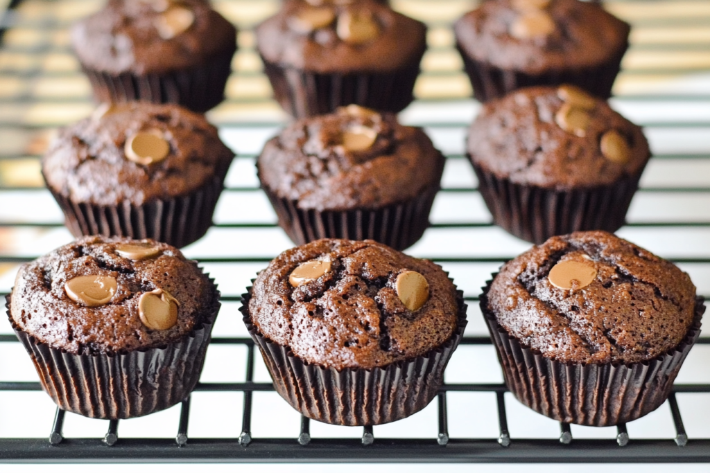 chocolate protein muffins