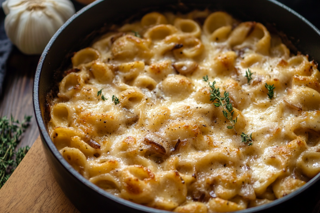 french onion pasta
